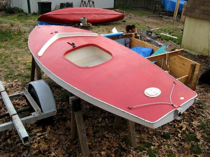 1968 sunfish sailboat